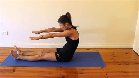 Clinical Pilates Roll Up Exercise Youtube