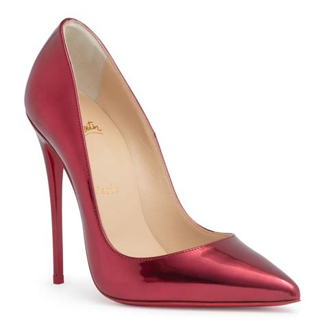 Christian Louboutin So Kate 120 Metallic Red Patent Leather Pumps Lyst