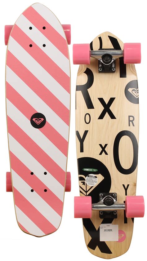 Roxy Piner Longboard Skateboard Pink