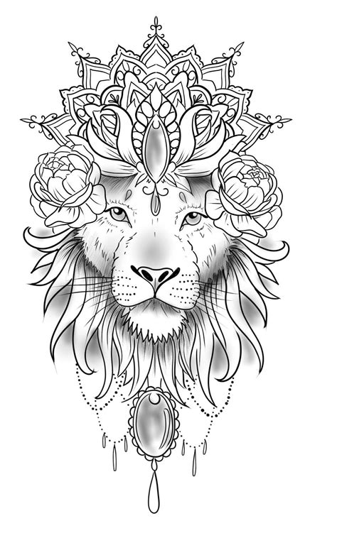 Pin By Alison Arwood On Lion Tattoo Aslan Dövmeleri Mandala Lion