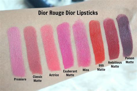 Rouge Dior 2016 Lipstick Review Swatches And Look Spill The Beauty