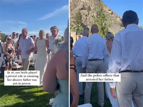 Bride Has 15 Important Men In Her Life Walk Her Down Aisle