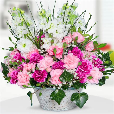 Send Flowers Turkey Carnations And Gillyflowers In Vase From 50usd