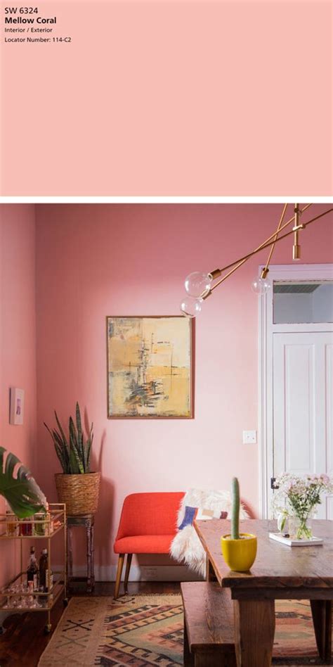 The Best 5 Pink Paint Colors Tag Tibby Design Pink Dining Rooms