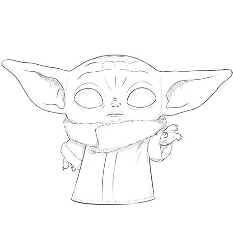 How To Draw Baby Yoda