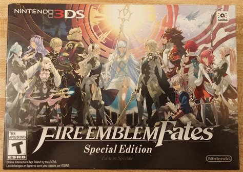 Fire Emblem Fates Special Edition Unboxing Sidearc
