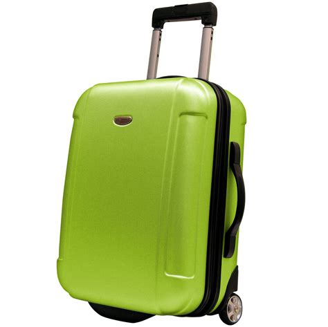 Travelers Choice Green Freedom 21 Lightweight Carry On Rolling Luggage