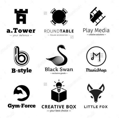20 Black And White Logo Designs Ideas Examples Design Trends
