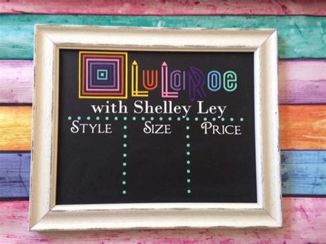 Lularoe Sign Chalkboard Sign Lularoe Consultant By Sofiaspretties