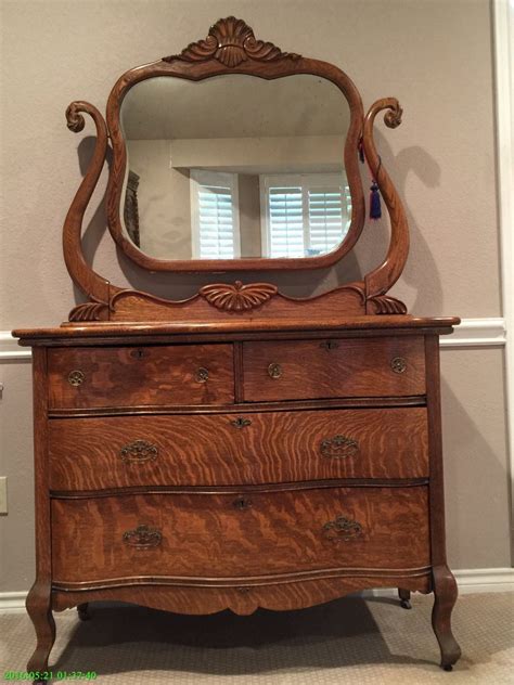 Image Result For Larkin Co Tiger Wood Dresser With Mirror Antique