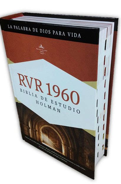 Rvr 1960 Biblia De Estudio Holman Tapa Dura Con Indice Desarrollo