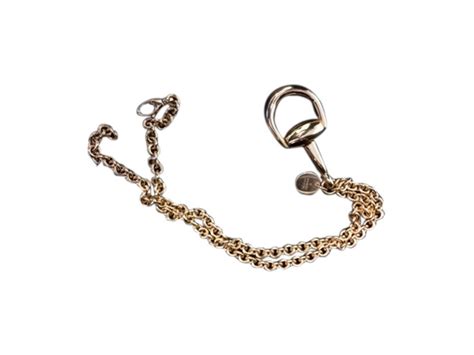 Gucci 18k Yellow Gold Horsebit Pendant Necklace Gucci Buy At Truefacet