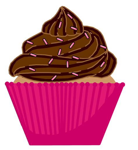 Pink Chocolate Cupcake Free Stock Photo Public Domain