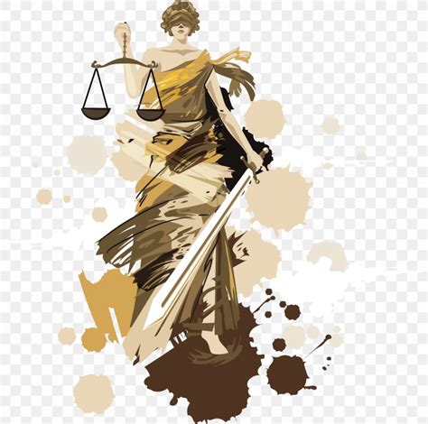 Lady Justice Goddess Themis PNG 1277x1268px Watercolor Cartoon
