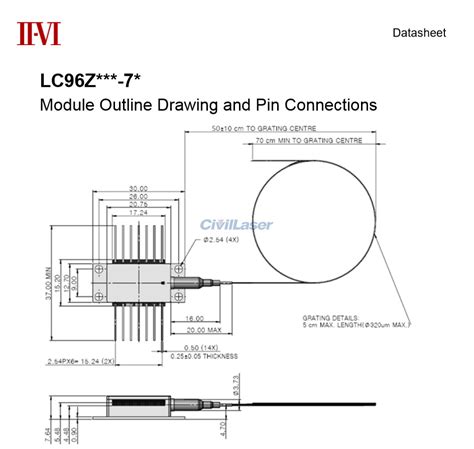 The site owner hides the web page description. II-VI 976nm KFP=400mW DFBレーザーダイオード LC96Z400-76 14PIN with SM ...