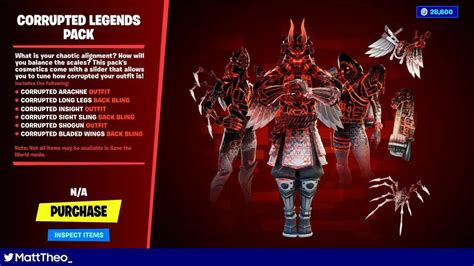 Cyberpost Fortnite Corrupted Legends Pack Leaked Price Release Date