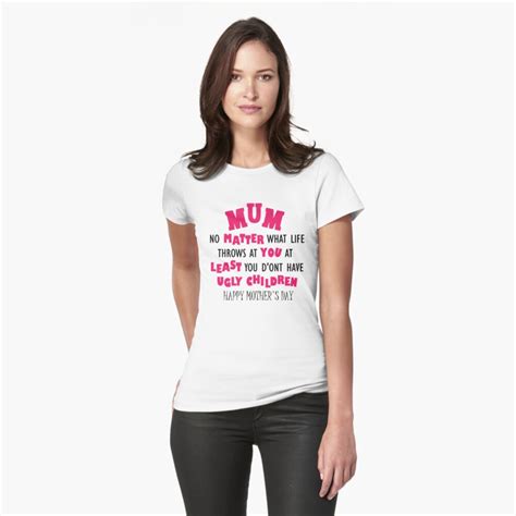 Funny Mother S Day T Shirt Happy Mothers Day T Shirt Tshirt For Mum