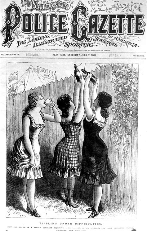 Funnster The National Police Gazette Cover July 2 1881