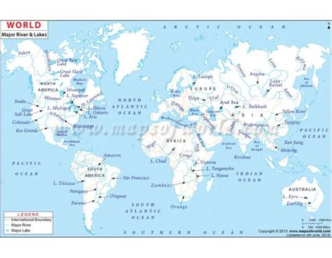 Buy World River Map Online Download Online World Geography Map Us