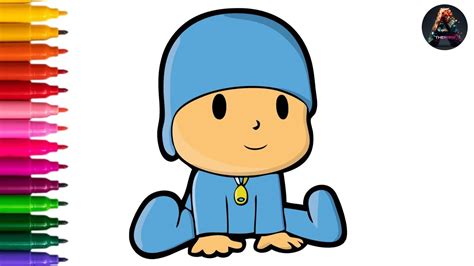 Drawing Pocoyo Easy Step By Step Guide Youtube