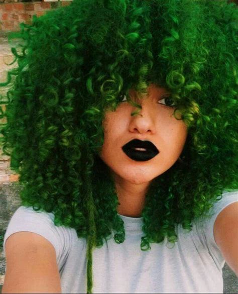 Green With Envy Curls Hair Styles Curly Hair Styles Dyed Natural Hair
