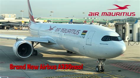 Air Mauritius New Airbus A330neo Flight Experience Mk646 Sin To Kul