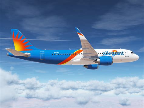 Allegiant Airlines Airbus A320 Modern Paint For Civil