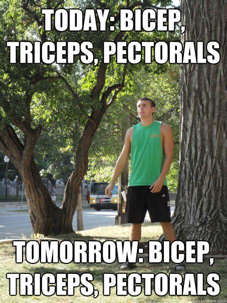 Today Bicep Triceps Pectorals Tomorrow Bicep Triceps Pectorals