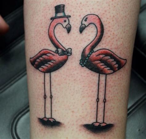 Couple Flamingo Tattoo › Tattoo Designs Ink Works Gallery › Tattoo Designs