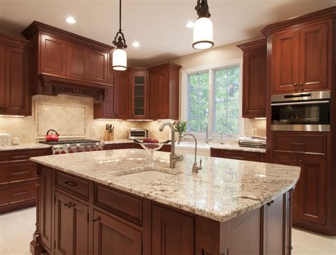 Kitchen Designs With Cherry Wood Cabinets Image To U