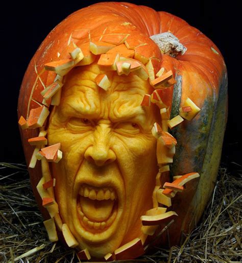 ≡ Mindblowing Halloween Pumpkin Carvings Brain Berries