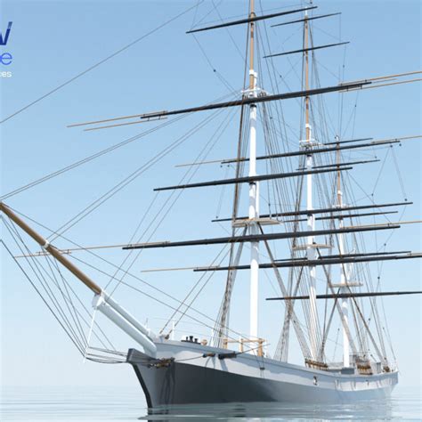 Cutty Sark 3d Model Of The 1869 British Clipper Ship Cgtrader