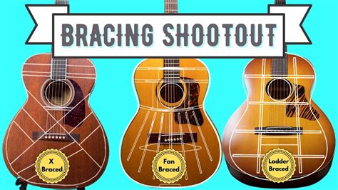 Acoustic Guitar Bracing Shootout X Bracing Vs Fan Bracing Vs Ladder