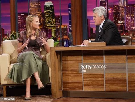 Lara Logan Of Cbs News During An Interview With Host Jay Leno On