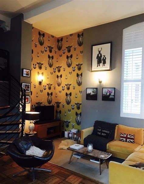 This site uses cookies to provide and improve your shopping experience. Vestige Wallpaper - Mustard - Graduate Collection ...