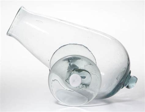 Sold Price Free Blown Glass Cannon Form Vase January 5 0117 9 30 Am Est