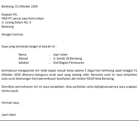 10+ Contoh Surat Izin Yang Baik dan Benar, Yuk Disimak!