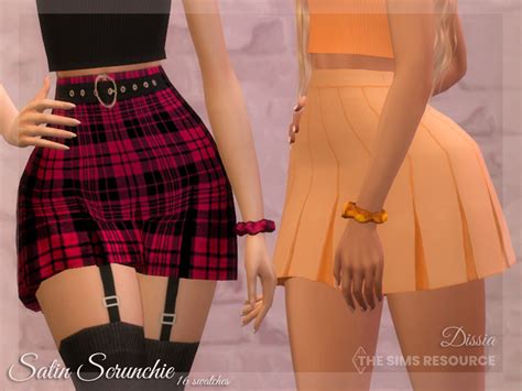 Satin Scrunchie By Dissia At Tsr Sims 4 Updates