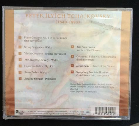 Classical Masterpieces Of The Millennium Tchaikovsky Cd Jul 2000 Delta Distribution For