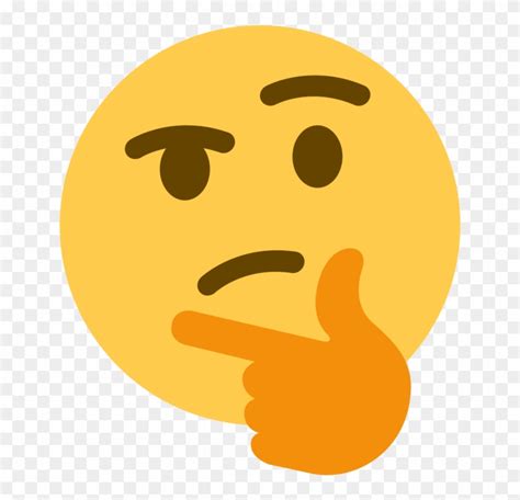 Discord Thinking Emoji Original Png Download Thinking Emoji