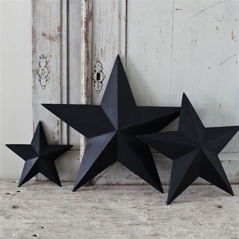 Three Dark Gesso Wooden Stars Always Accessorize In 3s Crafts