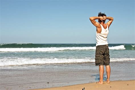 Young Guy Looking Far Away Stock Photo Image Of Attractive 11799794