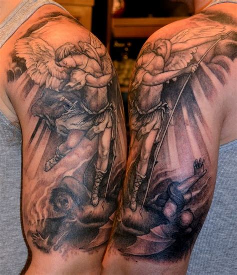 Badass Tattoo Sleeves Inspirational Tattoos Archangel Tattoos Superb