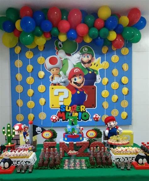 Acceso Escuchando Compartir Decoracion Para Cumpleaños De Mario Bros