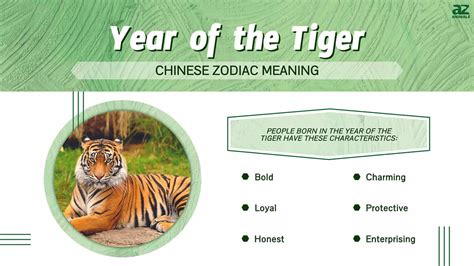 Year Of The Tiger Chinese Zodiac Meaning And Years A Z Animals