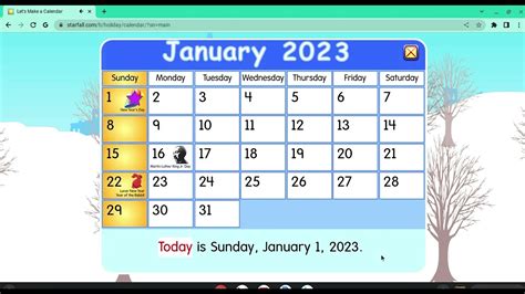 Starfall Calendar 2023 Youtube