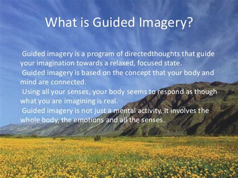 Stimulate Your Mind To Heal Your Body With Guided Imagery