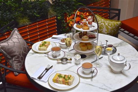 Afternoon Tea In The Garden Lounge An Alfresco Oasis In The Heart Of