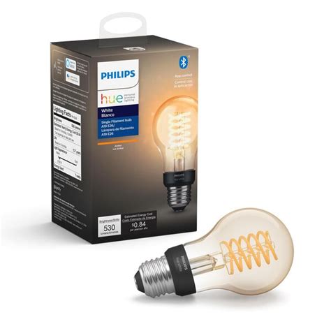 Philips Hue 40 Watt Equivalent A19 Led Smart Dimmable Light Bulb Warm