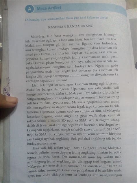 Contoh Artikel Bahasa Sunda Tentang Kesenian 4 Contoh Bewara Bahasa